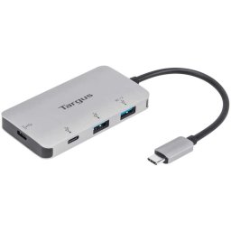 Targus USB-C Mult-Hub 2xUSB / -A and -C, USB-Hub (silver)