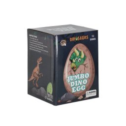Set excavatie dinozauri copii, ou mare cu 12 dinozauri, jucarie educativa STEM, 6 ani+