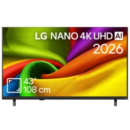 Televizor LED NanoCell LG Smart 43NU850B3LA Seria NU85, 43 inch, Ultra HD 4K, Black