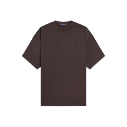 FRED PERRY T-Shirt Oversized M3481 33C rich brown