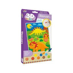 Set De Pictura Si Desen GALT 3D Dinozauri Multicolor