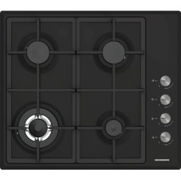 Plita Incorporabila Heinner HBH-S4IWF-BK 4 Arzatoare Wok Gaz Aprindere Electrica Negru