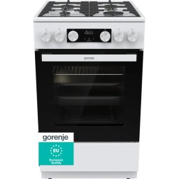 Aragaz pe Gaz Gorenje GGI5C21WF-B 4 Arzatoare Aprindere Electrica Cuptor 67L Grill Latime 50CM Alb