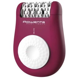Epilator Clasic Rowenta Easy Touch EP1120F1 24 Pensete Sistem Masaj 2 Trepte Viteza 3 Accesorii Roz Inchis