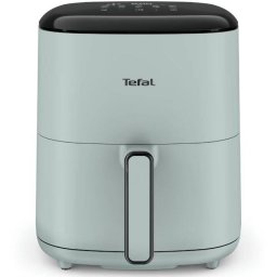 Friteuza Cu Aer Cald Tefal Easy Fry Pop EY2454E0 1500W 5L Ultra-Compact Display LCD 10 Programe Tehnologie 3D Air Pulse Verde Eucalipt