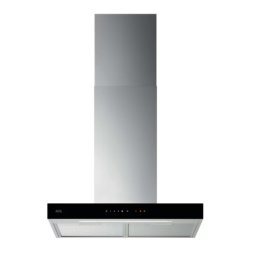 Hota Incorporabila Decorativa AEG Putere De Absorbtie 730 mc/h Conectivitate Plita Control Electronic Functie Breeze 60 cm Inox