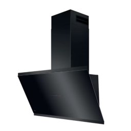 Hota Incorporabila Decorativa AEG Putere De Absorbtie 760 mc/h Control Electronic Functie Breeze Conectivitate Plita 1 Motor 90 cm Negru