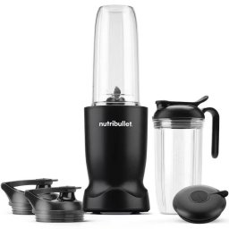 Blender Fix nutribullet Turbo 1000 NBT1006MB 1000W 0.9L 1 Viteza 2 Cupe 2 Capace To-Go Extractor Nutrienti Negru