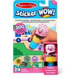 Melissa And Doug Sticker Wow Set De Joaca Autocolante Si Stampila Inghetata