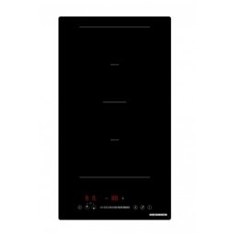 Plita incorporabila Heinner HBHI-M2ZB1FXTC, inductie, 2 zone, touch control, timer, 30 cm, sticla neagra