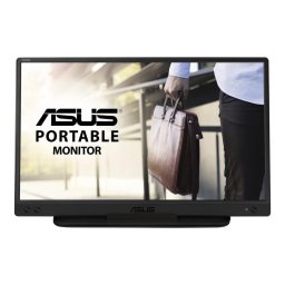 Monitor Portabil Asus ZenScreen MB166C | 15.6", Full HD, USB-C, Negru