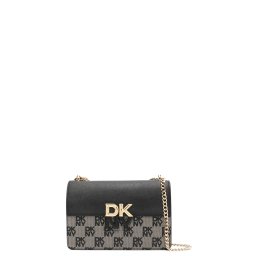 DKNY Geantă mică Echo Flaps Handbag R423YE31 0071 bk logo-bk