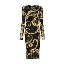 VERSACE JEANS COUTURE Rochie 77Dp920 M 77Dp920 M 77HAO9B0JS358 g89 black/gold