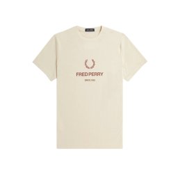 FRED PERRY T-Shirt Graphic M8588 691 oatmeal