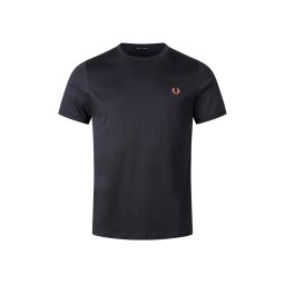 FRED PERRY T-Shirt Ringer M3519 s76 black/whiskybrwn