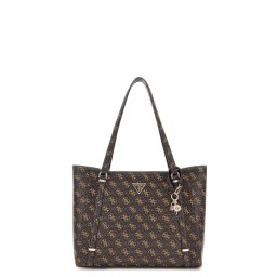 GUESS Geantă Eco Erica Elite Tote HWEQG951023 bnl brown logo