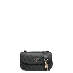 GUESS Geantă mică Eco Erica Cnvrtble Xbody Flap HWESG951021 clo coal logo