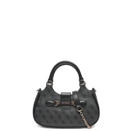 GUESS Geantă mică Nolana Sml Girlfriend Satchel HWSG9500050 clo coal logo