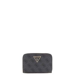 GUESS Portofel Laurel Slg Medium Zip Around SWSG8500140 clo coal logo