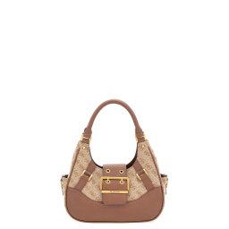 GUESS Geantă mică Decor Vintage Sml Gf HWJB9334050 lgw latte logo/brown
