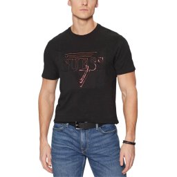 GUESS T-Shirt Bsc Guess Triangle Embossed M5RI62K9RM1 jblk jet black a996