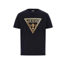 GUESS T-Shirt Ss Bsc Chain Tri Logo M5RI49K9RM1 jblk jet black a996