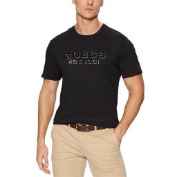 GUESS T-Shirt Ss Bsc Velvet Logo M5RI50K9RM1 jblk jet black a996