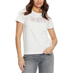 GUESS T-Shirt Ss Cn Python Logo W5RI19I3Z14 g012 cream white