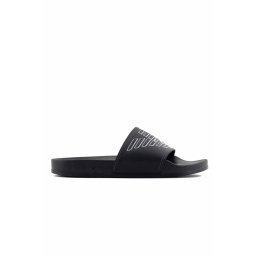 EMPORIO ARMANI Șlapi XVPS11XR273 K485 black+white