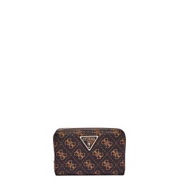 GUESS Portofel Laurel Ii Slg Med Zip Around SWQG7459140 bnl brown logo