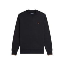 FRED PERRY Futer Crew Neck M7535 S77 black/shadedston
