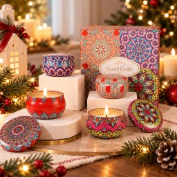 Set 4 Lumanari Parfumate, Bohemian Dreams