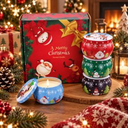 Set 4 Lumanari Parfumate, Winter Joy