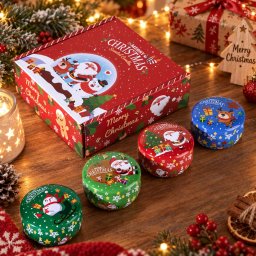 Set 4 Lumanari Parfumate, Christmas Traditions