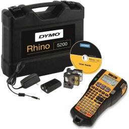 Imprimanta etichete Printer labels DYMO RHINO 5200 zestaw walizkowy S0841430 (Case, Power supply, USB cable)