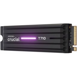 Hard disk Crucial T710 4 TB, SSD black, PCIe 5.0 x4, NVMe 2.0, M.2 2280, with heatsink