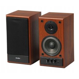 SVEN SPS-702 Brown, Wood Wired 40 W
