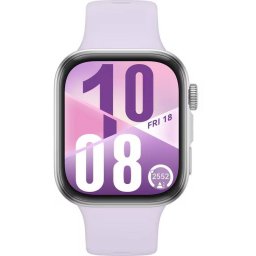Smartwatch Huawei Watch Fit 4 Silver Curea Purple Fluoroelastomer Strap