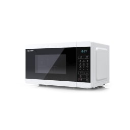 Cuptor cu microunde Sharp YC-MG02E-W, 20 l, 800 W, Alb