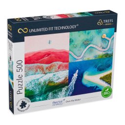 Puzzle Trefl din 500 de piese - Aventuri pe apa