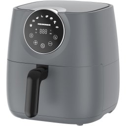 Friteuza cu aer cald Heinner smartfry HAF-B6GREY1700, 1700w, capacitate 5.7l, display digital cu control touch, termostat reglabil 80-200 grade, timer 60 min, Gri antracit