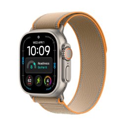 Ceas smartwatch Apple Watch Ultra 4, GPS + Cellular, 49mm, titan, Trail Loop Sand S/M, Natural