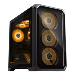 Sistem desktop ASUS TM700TZ, procesor AMD Ryzen 5 8400F, RAM 32GB, SSD 1TB, nVidia GeForce RTX 5060 8GB, Fara OS, Gri inchis