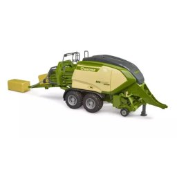 Presă de balotat mare Bruder Krone BiG Pack 1290 HDP VC cu 2 baloți dreptunghiulari de fân