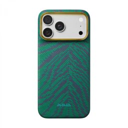 Husa Husa Pitaka pentru iPhone 18 Pro Max Edge Case PitaTap™ Breath of Veins Tidal Blue