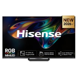 Smart televizor Hisense 55UR8S, 4K UltraHD 3840 x 2160, 55", Clasa E, Mini-LED, 180 Hz, Strat antireflex, Hi-View AI Engine RGB, VIDAA, Negru