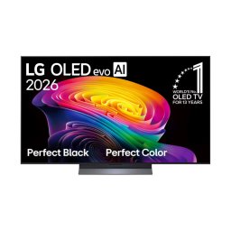 Smart televizor LG OLED55C61LA, 4K Ultra HD 3840 x 2160, 55", Clasa F, WOLED, VRR 165 Hz, Brightness Booster, Dolby Vision, upscaling cu AI, webOS, Negru