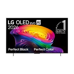 Smart televizor LG OLED42C61LA, 4K UltraHD 3840 x 2160, 42", Clasa G, WOLED, 165 Hz VRR, Dolby Vision, AI Upscaling, webOS, Negru