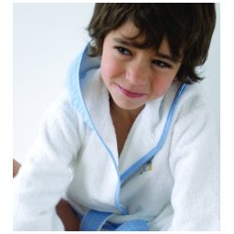 HALAT DE BAIE DUCKS BLEU 1-6 ani