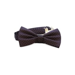 Papion matase Gentlemen`s Corner - mov cu puncte albe